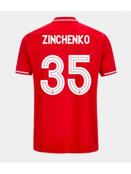 Billige Nottingham Forest Oleksandr Zinchenko #35 Hjemmedrakt 2025-26 Kortermet